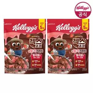 첵스 초코 딸기크런치 350g x 2개 + 쿠키앤크림 30g