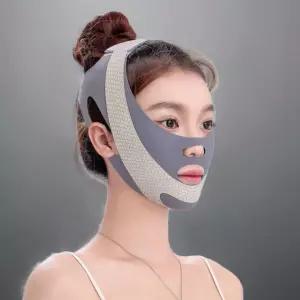 밴드 얼굴 페이스 리프팅 마사러 윤곽 소품 볼살 이중 브이 턱리프팅