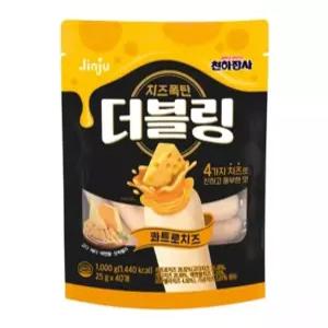 천하장사 더블링 콰트로치즈 25g X 40스틱(1,000g)