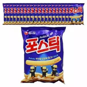 포스틱 84g 학교 학원 간식 주전부리 20개