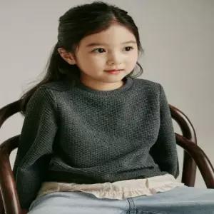 빈 BA54TS01CG 차콜 그레이 라운드 티셔츠