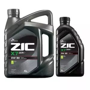 지크 제로 ZIC X7 ZERO 0W30 4L+1L 5L set