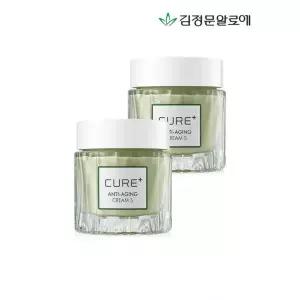 김정문알로에 큐어 안티에이징 크림S 50g 2개