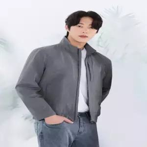 SN PAT 남성 봄 가을 스탠카라블루종점퍼 1L11302
