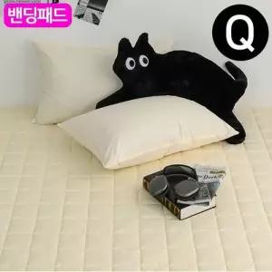 패드 샤이니 순면 밴딩 퀸 Q 베이지 카페트겸용