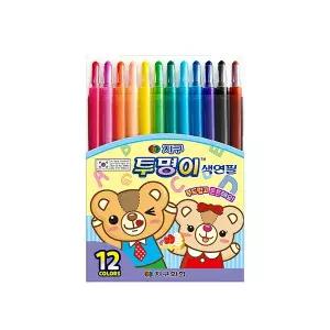 지구 투명이 색연필 12색(샤프식)