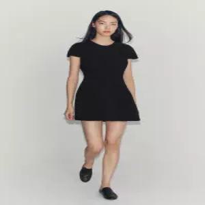 ZARA ZW 컬렉션 미니 원피스 - 블랙 2234/198/800 646788