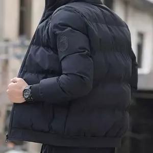 일상 남성용 경량 패딩 스탠드넥 남자용 숏 아우터 겨울