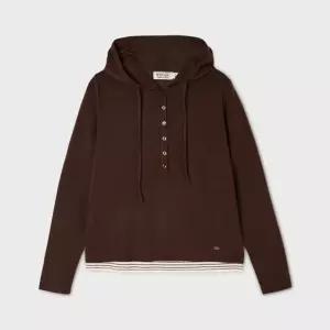 [백화점정품] 후아유 Layered Henley Neck Hoodie Pullover WHKAG4841F YBB713