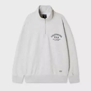 [백화점정품] 후아유 레터 LETTER Half Zip-up Sweatshirt WHMAG4991U YBB713