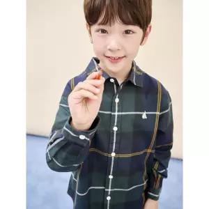 [백화점정품] 빈폴 키즈 BEANPOLE KIDS 헤릿체크 셔츠 - 그린 BI6164UE3M YBB713