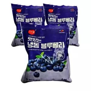 CJ프레시웨이 냉동 블루베리 1kg X 3개