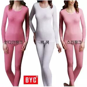 [BYC]40수면100베이직여내복상하1세트BYT6656