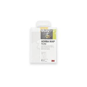 3M 포스트잇 스터디메이트 노트 한국 지도