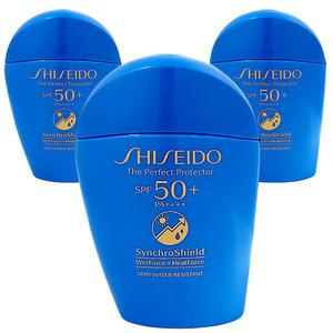 시세이도 퍼펙트 UV 프로텍터 파란자차 50ml SPF50+ 3개