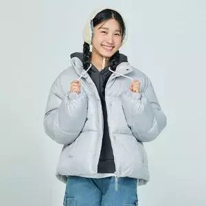 [소이] 여자 겨울이월 글로시크롭웰론점퍼(24W0153)