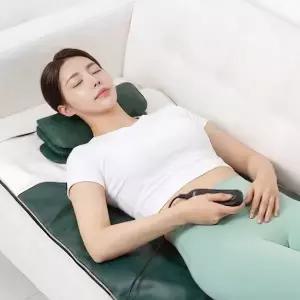 [OiMiO]미오데칼코마니 전신스트레칭 마사지기 에어셀 온열매트 공기압 접이식 등허리 종아리 안마매트