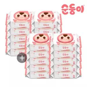 (세트) 순둥이 베이직 무향 엠보싱 리필형 100매 10팩+캡형 100매 10팩 (nBpR-01+nBpC-01)