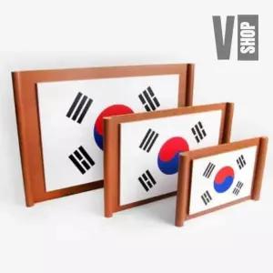 워럭 족자형 태극기 중 1P 국산태극기