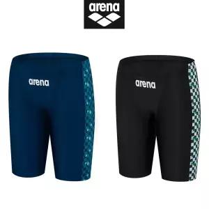 [정품] 아레나(ARENA) 남아동수영복 A5FB1PB12 캔디체크 4부 사각 블랙 네이비 65, 70, 75, 80, 85 사이즈 실내수영장 수영강습 수영훈련