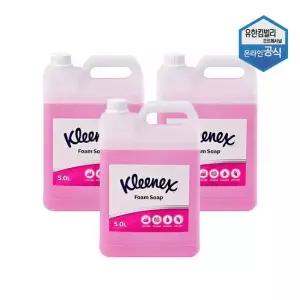 크리넥스 폼 솝 로즈라일락향 5L X 3개 56620