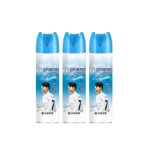 유한양행 안티푸라민 스프레이 쿨 에어 파스 300ml×3개 냉각효과