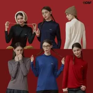 [하프클럽/르까프]르까프 최종가 양면 기모 티셔츠 6종, 여성