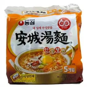 농심 안성탕면 125g 40봉 1박스 대용량 봉지라면