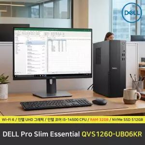 DELL Pro Slim QVS1260-UB06KR 컴퓨터 / RAM 32GB / NVMe SSD 512GB