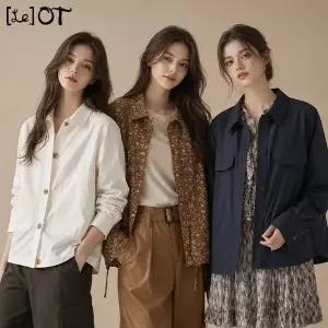 [르오트(LeOT)] 여름까지 툭걸치고 가볍게입는 셔츠카라 재킷-사이즈 55~88까지