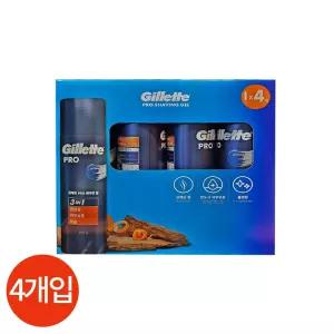질레트 프로 쉐이빙 젤 195g x 4개
