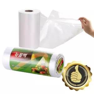 봉지 500매 비닐 보관 위생백 일회용 롤백 롤팩 뉴롤백 업소용 대용량 17x25