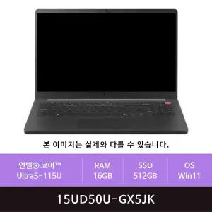 LG전자 그램북 15UD50U-GX5JK 8GB추가/512GB교체/Win11설치(zoaa)