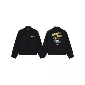 [롯데백화점]휴먼메이드 FW25 남성 집업 워크 자켓 HM30JK009 BLACK