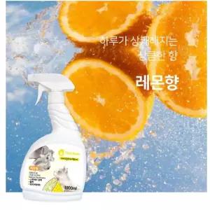 펫 크린 애완 동물 냄새 탈취제 레몬 1L 반려동물 강아지 냄새제거