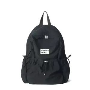 마스마룰즈 MASMARULEZ mini ver. Ribbon pocket backpack블랙 180099