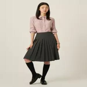 [빈폴레이디스]플리츠스커트 애쉬 (BF5927C514)