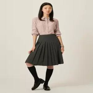 [빈폴레이디스]플리츠스커트 애쉬 (BF5927C514)