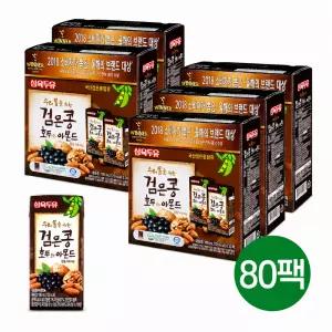 삼육두유 검은콩 호두와아몬드, 190ml, 80개