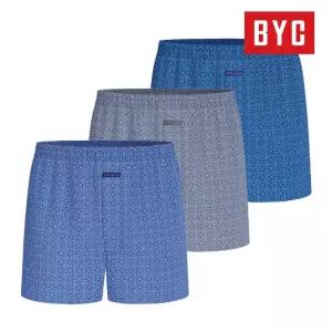 BYC 남성 트렁크팬티 80수 순면 고급 사각박서 3매입 세트 MCG1550