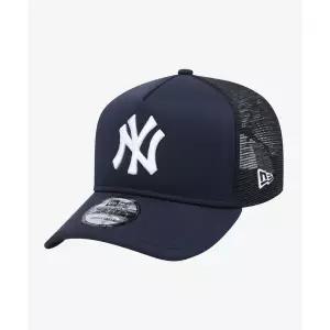 뉴에라 MLB 뉴욕 양키스 스폰지 시리즈 A프레임 트러커 볼캡 네이비