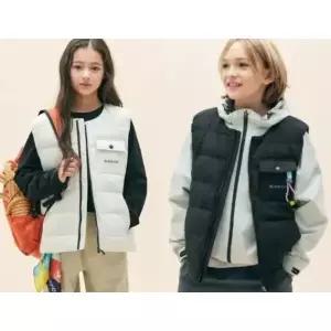 [롯데백화점]블랙야크 키즈 헤리티지경량덕다운베스트 1BKVSSV901
