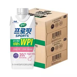 셀렉스 프로핏 웨이프로틴 드링크 복숭아 330ml 24팩