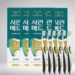 부광약품 시린메드 검케어 치약 125gx6개+칫솔6개