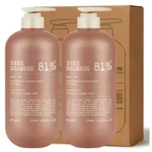 바이아우어 블랙비어 맥주효모 81만PPM 단백질 탈모 샴푸 1020ml 2개