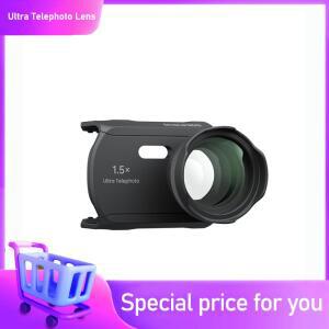 Insta360 루나 울트라 초망원 렌즈 1.5배 줌 기능 짐벌 연결 가벼운 카메라