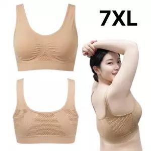 빅사이즈 메쉬 노와이어 임산부 브라 7XL