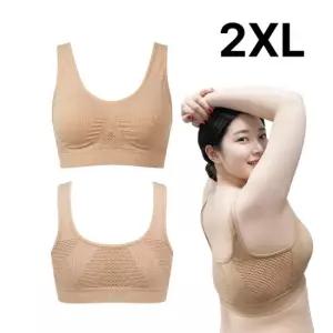 빅사이즈 메쉬 노와이어 임산부 브라 2XL