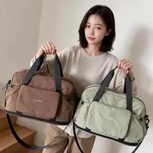 폴딩 보스턴백 여행용 캐리어 보조가방 핸들 결합 수납 백팩 짐정리용 접이식보스턴백