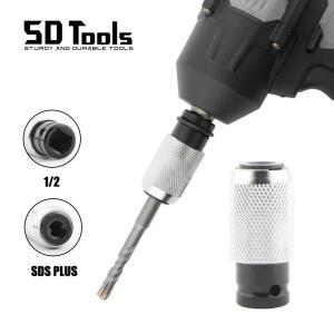 SDS PLUS 어댑터 1/2 변환 전기 임팩트 렌치 해머 드릴 인터페이스 도구